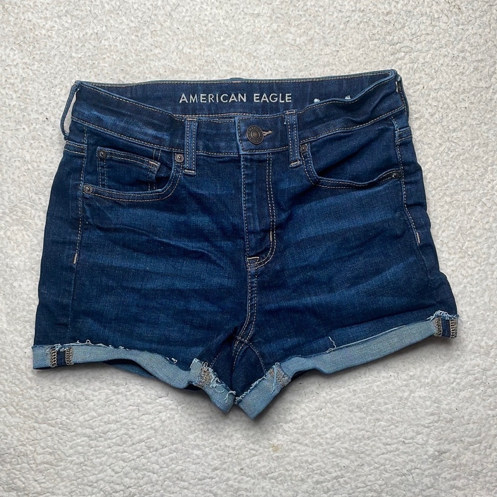 American Eagle next level stretch High Rise Shortie Comfy Size 4 - Picture 7 of 9